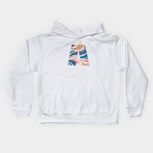 Watercolor A letter Kids Hoodie